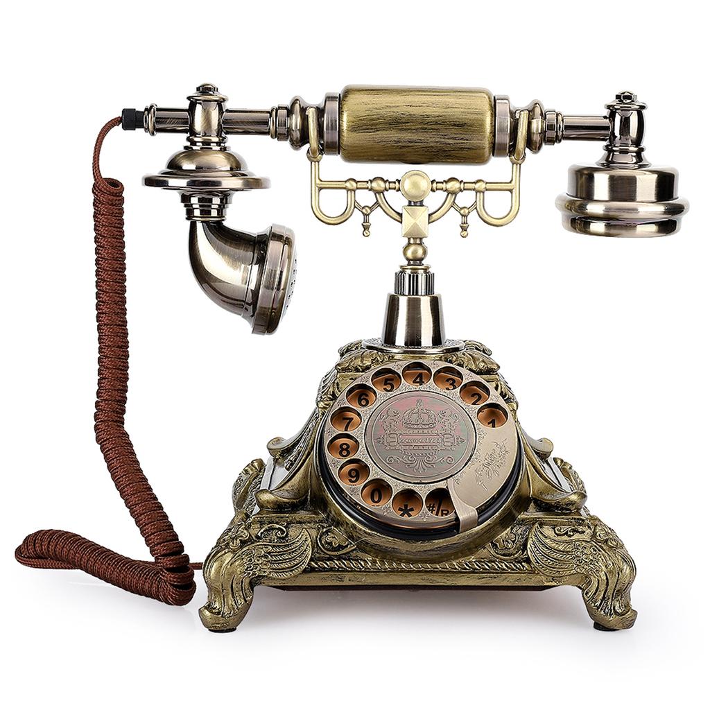 Rășină Epoxidică Cadran Platan Clasic Vintage Arhaic European Decor Telefon pentru Elegant