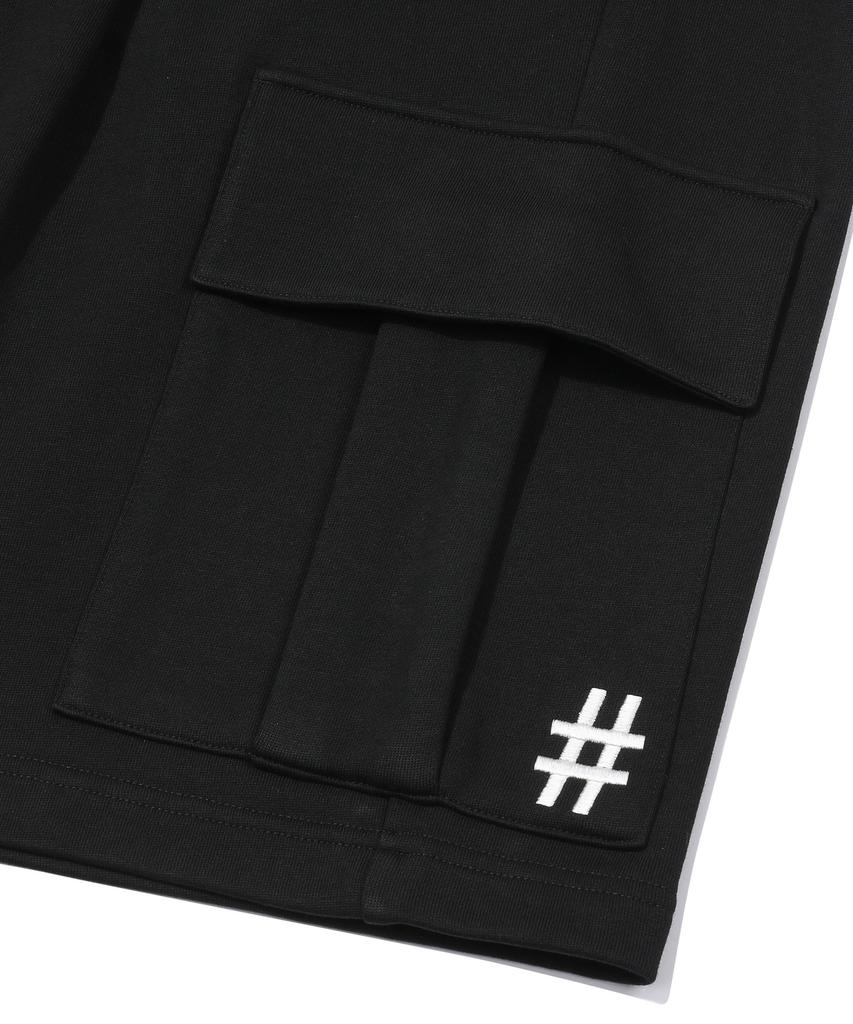 BEENTRILL Standard Cargo Bermuda Pants (Black)