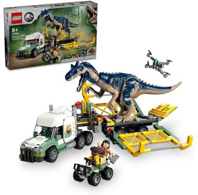 LEGO Jurassic World 76966 Диномисс: ciężarówka transportowa allozaura
