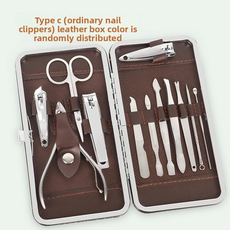 Creative Cartoon Nail Clipper Set With Carbon Steel Blades For Home Manicure And Gift Use