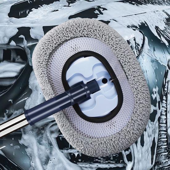 Čisticí kartáč s teleskopickou dlouhou tyčí Bezpoškrábání Kartáč na mytí auta Nastavitelný nástroj na čištění auta pro všechny modely aut