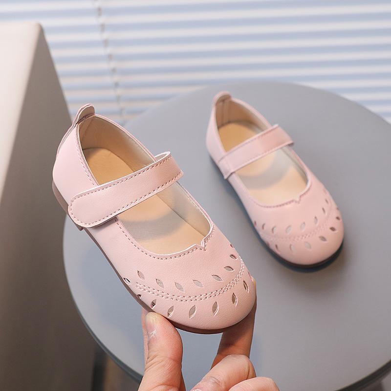 Children Girls' PU Leather Shoes Spring Autumn New Breathable Baby Girl Mary Jane Princess Fashion School Student Loafer