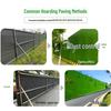 Artificial Turf Construction Site Fence and Landscaping Grass
