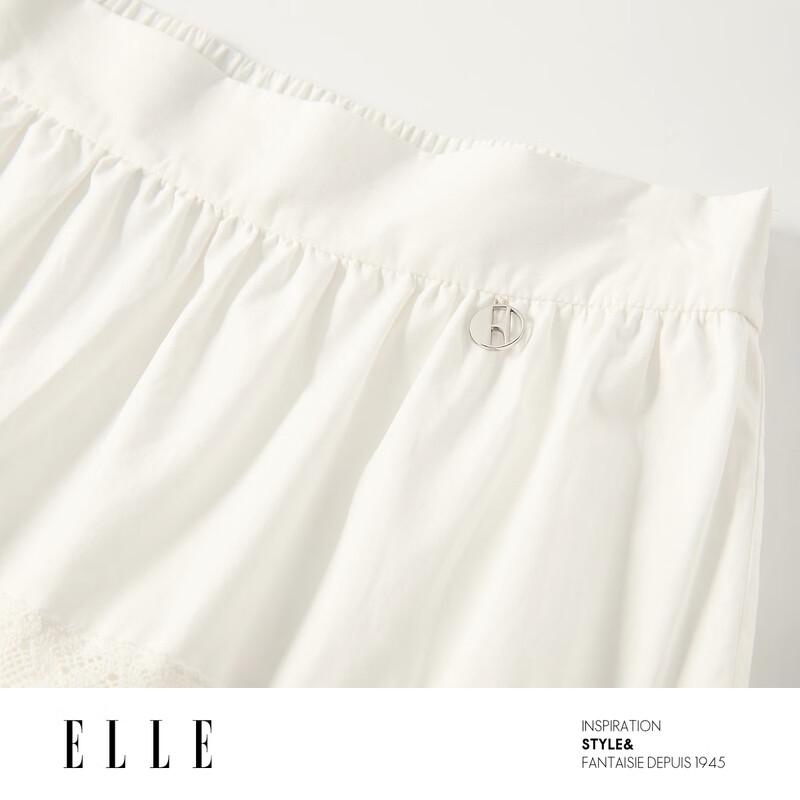 ELLE Women's Spliced A-Line Skirt