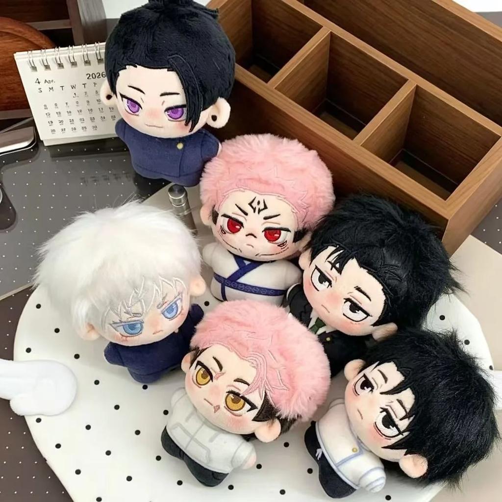 Anime Jujutsu Kaisen Mini Plush Keychain Ryomen Sukuna Geto Suguru Itadori Yuji Soft Stuffed Pendant For Backpack Bag Decoration