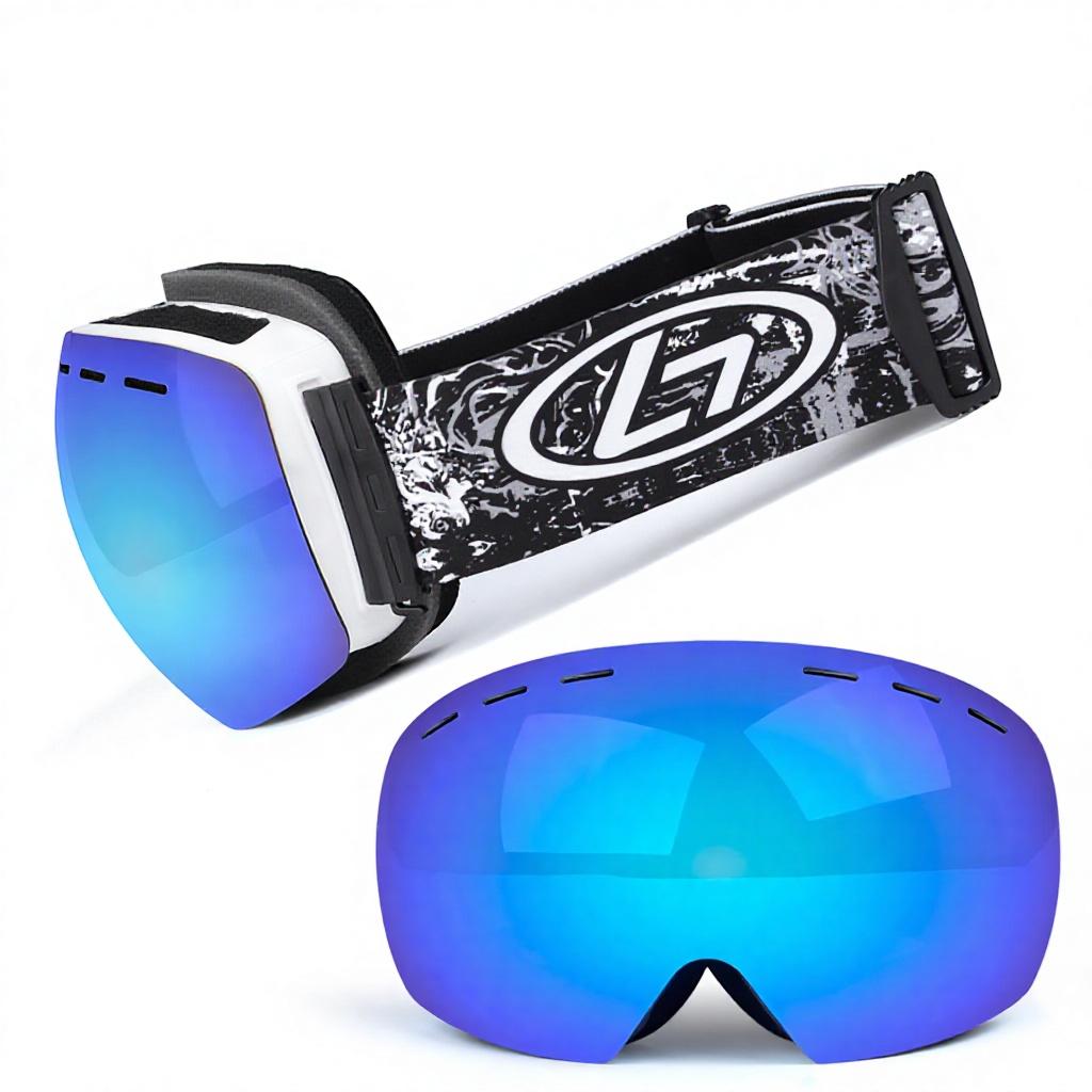 2026 Hot Selling Unisex Sports Eyewear Anti-Fog Men Womens Protection Ski Goggles  Logo Magnetic Ski Goggles