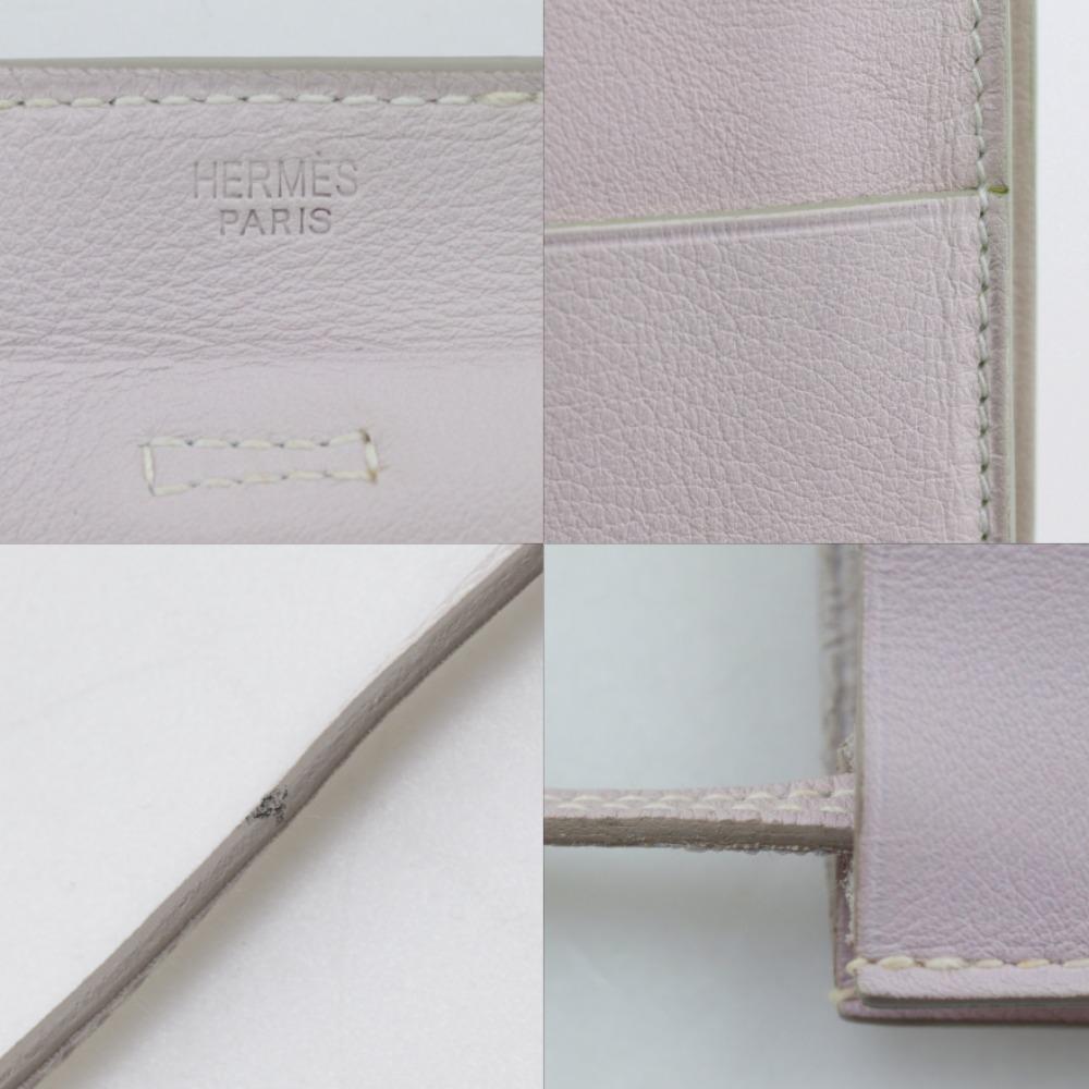 Hermes Onimetu Shoulder Bag Pink Calfskin Women Used