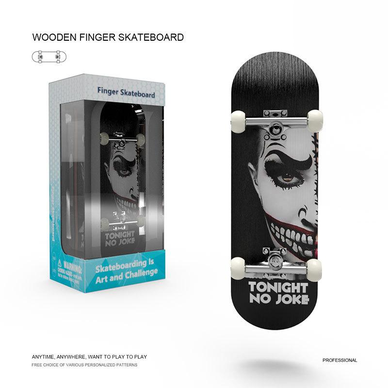 Finger Skateboard Toy Boy Gift Fingertip Skateboard Professional Grade With Bearing Double Rocker