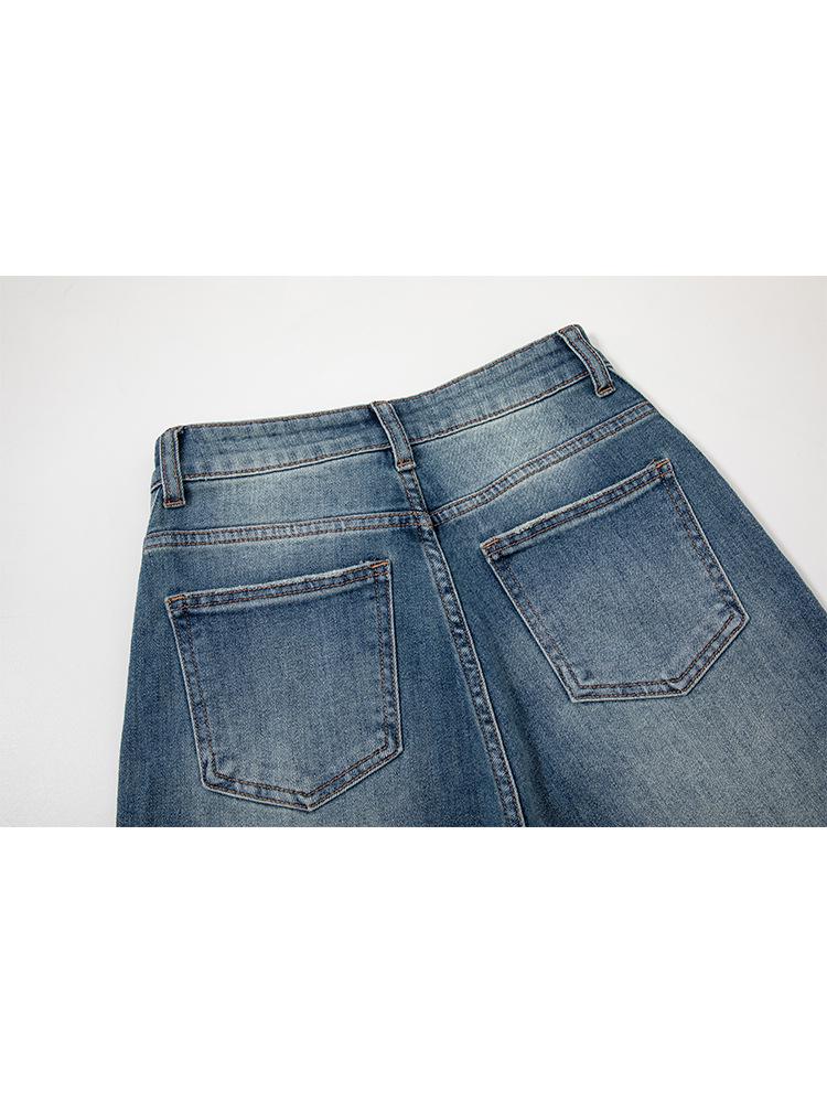 Spring 2026 Women's High-Waisted Wide-Leg Slimming Jeans