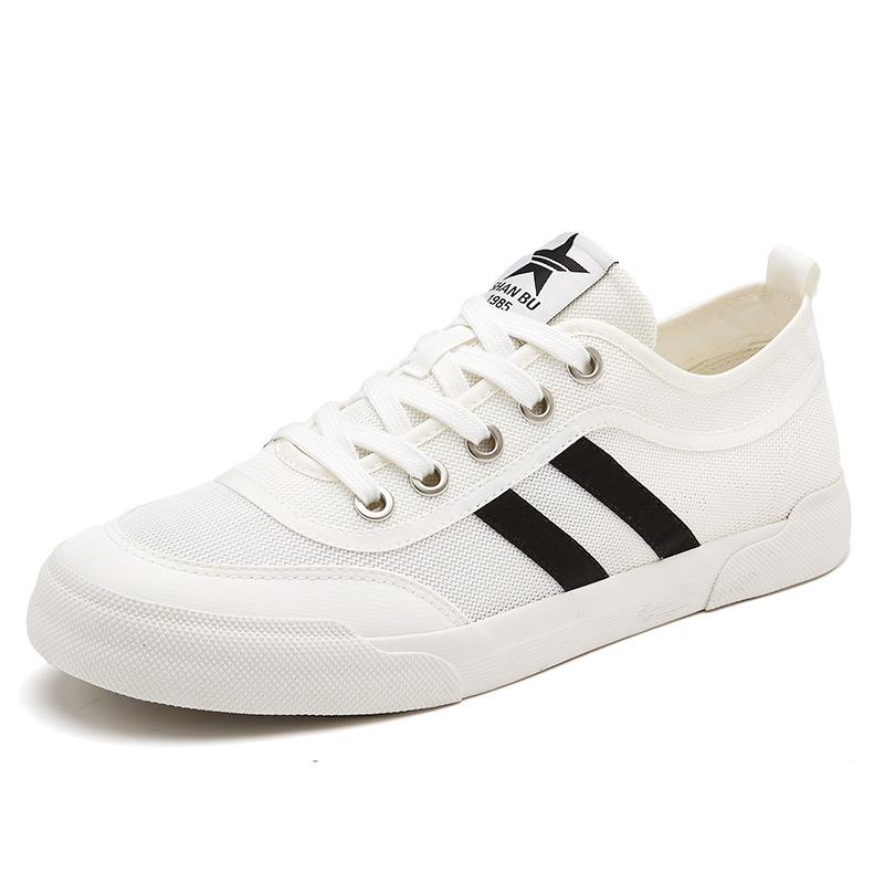 New Summer Men's Shoes Niche Design Trendy Casual Men's Cloth Shoes Lowtop Lace Up Shoes