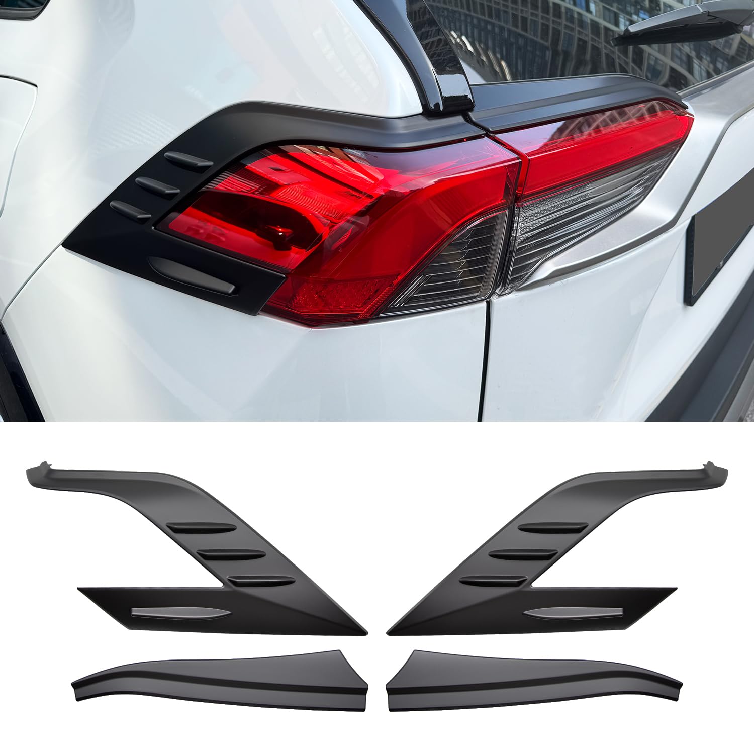 

MEKOMEKO Задний фонарь Toyota RAV4 50 серии Задний фонарь Наружный Тюнинг ABS Совместим с Новым RAV4 XA50 Серии Накладки, Декоративные элементы, Накладки, Детали,