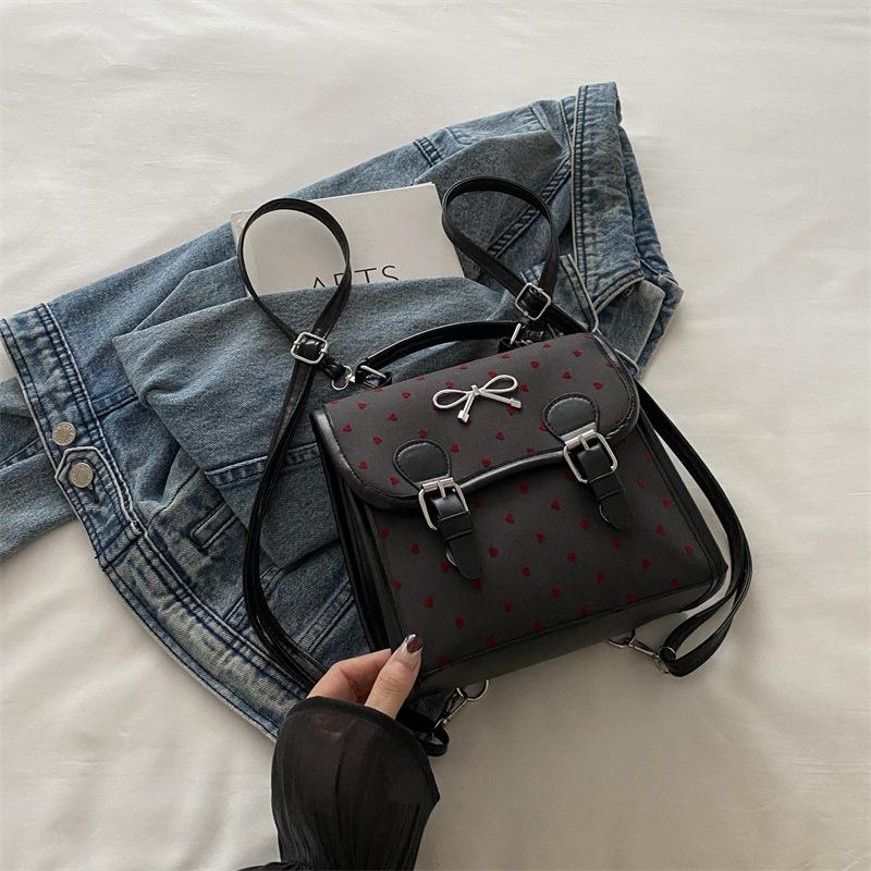 2025 New Trendy and Beautiful Casual Personalized Backpack Niche Fashion Portable Small Bag Women's Bag Student Bag