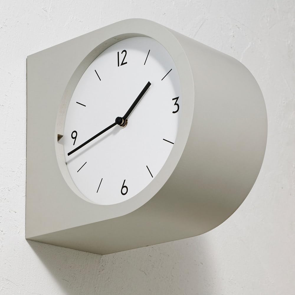 Interform Wall Clock Mated Gray CL-4462GY