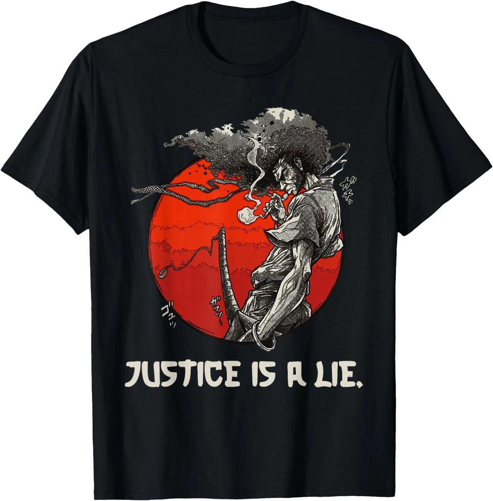 Afro Samurai Anime Japanese Bushido Warrior Streetwear T-Shirt