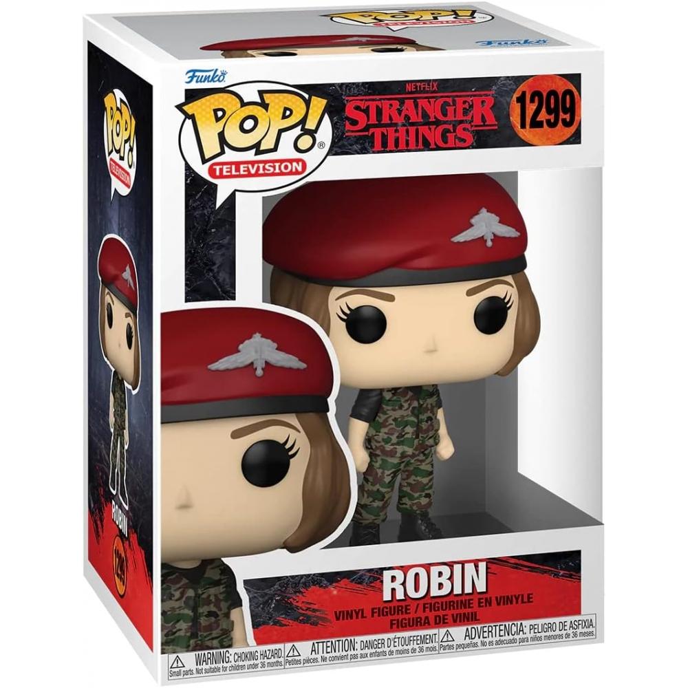 Pop StrAnger Things   Funko Vinyl Figure  Hunter Robin Buckley [seAson 4] With A