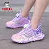 Babudou Girls' Waterproof Fashion Sneakers – Comfy Leather, Soft Sole, Versatile for Spring & Autumn.