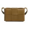 Kassette 6-Fächer Intreccio Gewebt Verstellbarer Schultergurt Lammleder Tofu-Tasche Kariert Schulter Crossbody Mini 666688VMAY17745