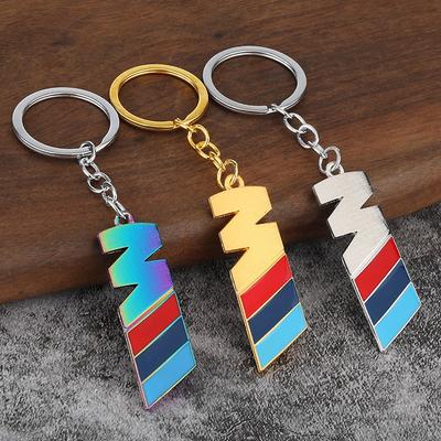 OMPC8 Metal Alloy Car Styling Keychain Keyring Pendant For M Emblem E46 E36 E34 F10 E90 F30 E60 F30 E53 E30 E92 E87 Accessories