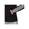 Adidas Lightweight Windproof Loose Fit Outdoor Jacket Classic Contrast Color Daily Casual Sports Outerwear Black White Women GQ0565
