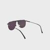 Ilsamsaemem Retro Aviator One-Bridge Tint Photochromic Sunglasses Black