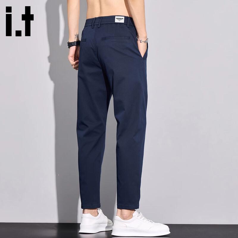 

CHOCOOLATEit Men s Slim Straight Cropped Casual Pants 30