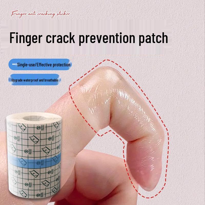Disposable Transparent Finger Protectors - Anti-Cracking, Anti-Allergic, and Durable for Injured Fingertips