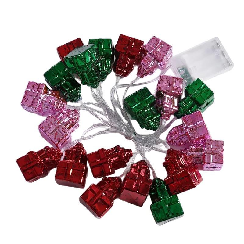 Waterproof LED Christmas Star & Round String Lights - Colorful Holiday Decor