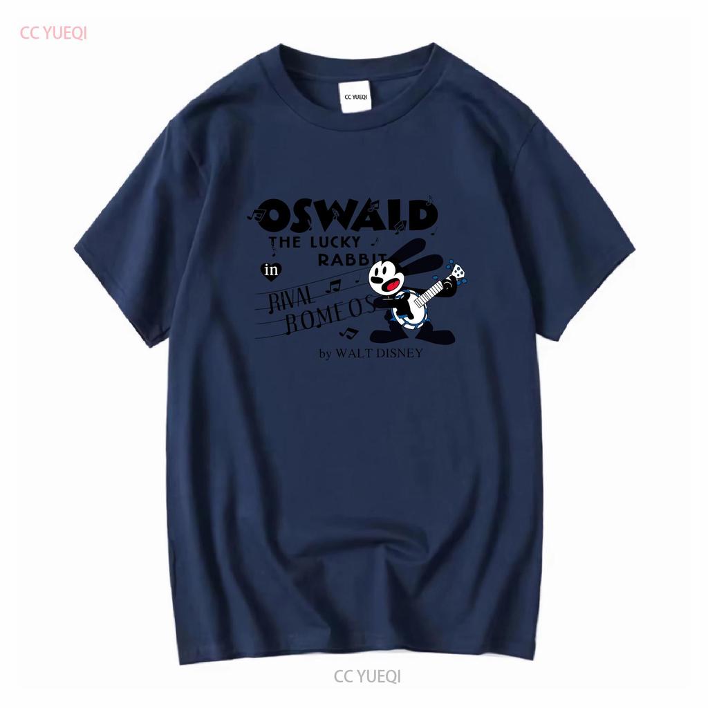 Oswald der Glückshase T-Shirt Sweat Vintage Gewaschen Weich Dehnbar Vielseitig Bequem Unisex Atmungsaktiv Designerkleidung