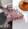 Resin Beautiful Acid Colorful Flower Hair Claw For Glamorous Updos And Elegance Everyday
