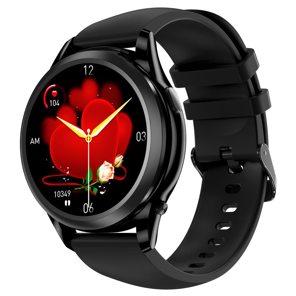 X17 Women TWS Earphones Smart Watch 2 in 1 Bluetooth-compatible Call Music Heart Rate Monitoring Watch