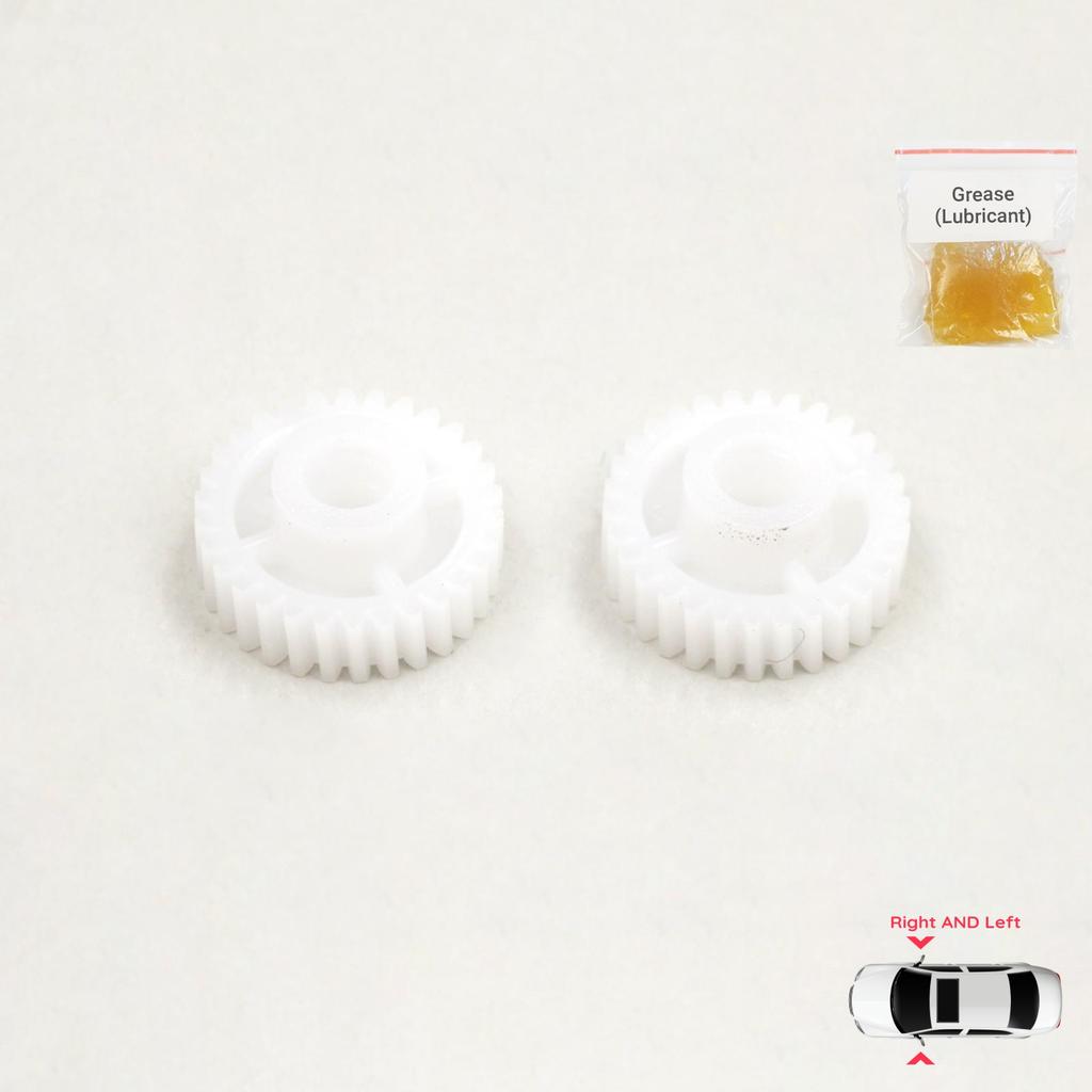 BGE590-1 2 Pieces Electrical Side Wing Mirror Folding Motor Repair Gear 30 Teeth for Hyundai I30 I20 I10