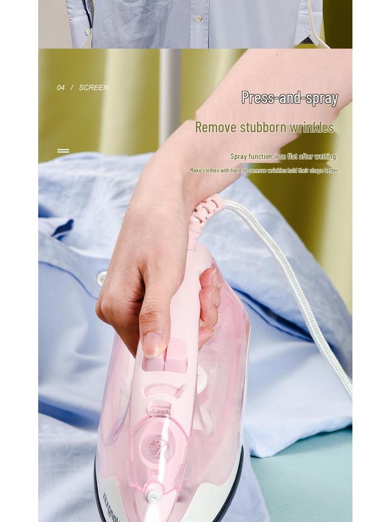 Red Heart RH195 Handheld Mini Steam Iron for Clothes