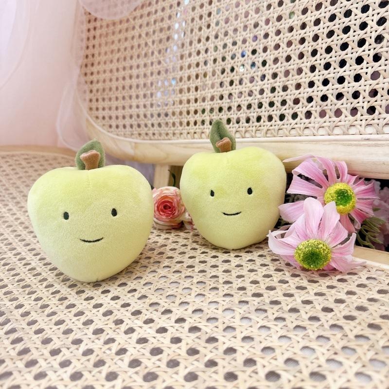 Simulations-Obst- und Gemüsepuppe Tomaten-Serie Plüschtier Pfirsichpuppe Ornament Aubergine