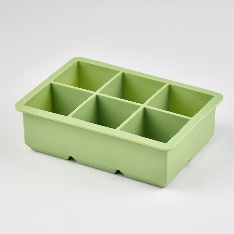 Summer Six-Grid Quick Freeze Food-Grade Ice Cube Tray Mold