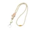 Adjustable Wooden & Silicone Bead Lanyard Necklace for ID Cards