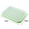 Plastic Sprouting Tray Pots Props Set Tools Accessory Cells