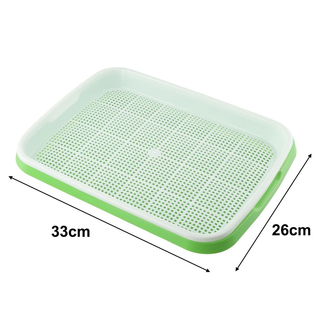 Plastic Sprouting Tray Pots Props Set Tools Accessory Cells