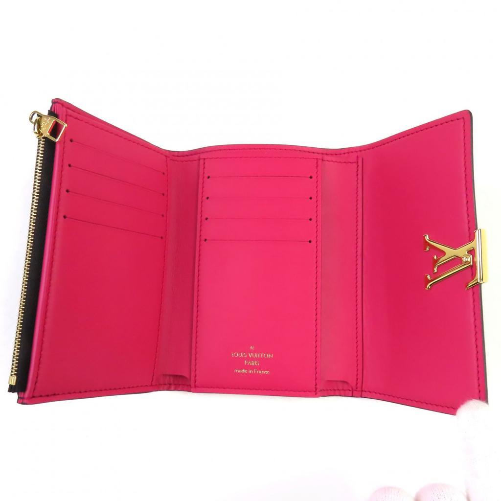Doskonały portfel bifold LOUIS VUITTON Portefeuille Compact Taurillon Clemence Używany