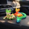 Desk Accessories for Women 3D Printed Articulated Dragon Fidget Toy Cute Ornaments Kawaii Cherry Blossom Decor Stress Relief Toy Adults Fantasy