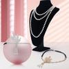 2 Piezas Collar de Perlas Fiesta de los Años 20 Mascarada Dama Diadema Decorativa de Plumas de Aleación Conjunto de Accesorios Flapper para Mujeres