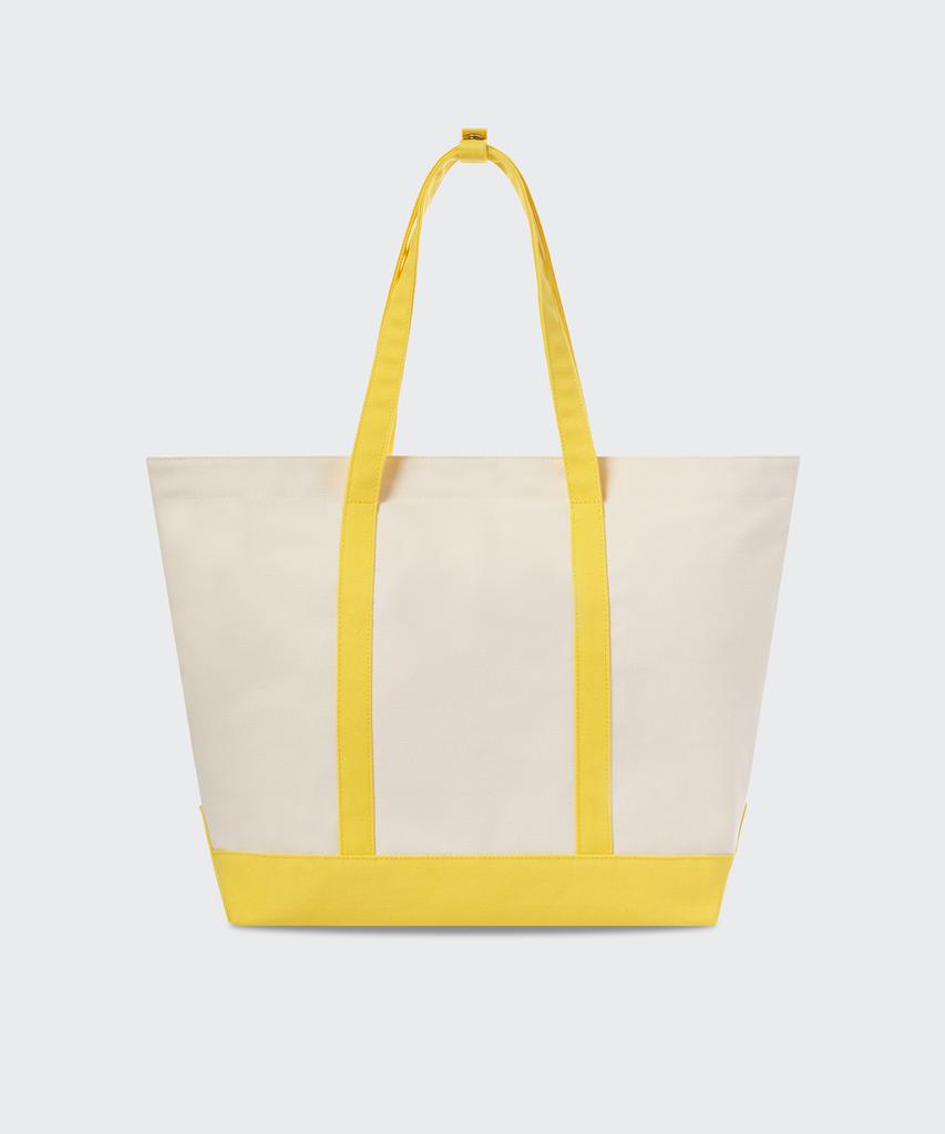 Musinsa Standard Daily Canvas Tote Bag [Ivory/Yellow]