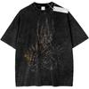 2026 Hot Movie Lord Sauron Vintage Washed T-Shirt Streetwear Oversized Y2K Tee Women Men Cotton Short Sleeve Unisex Clothing