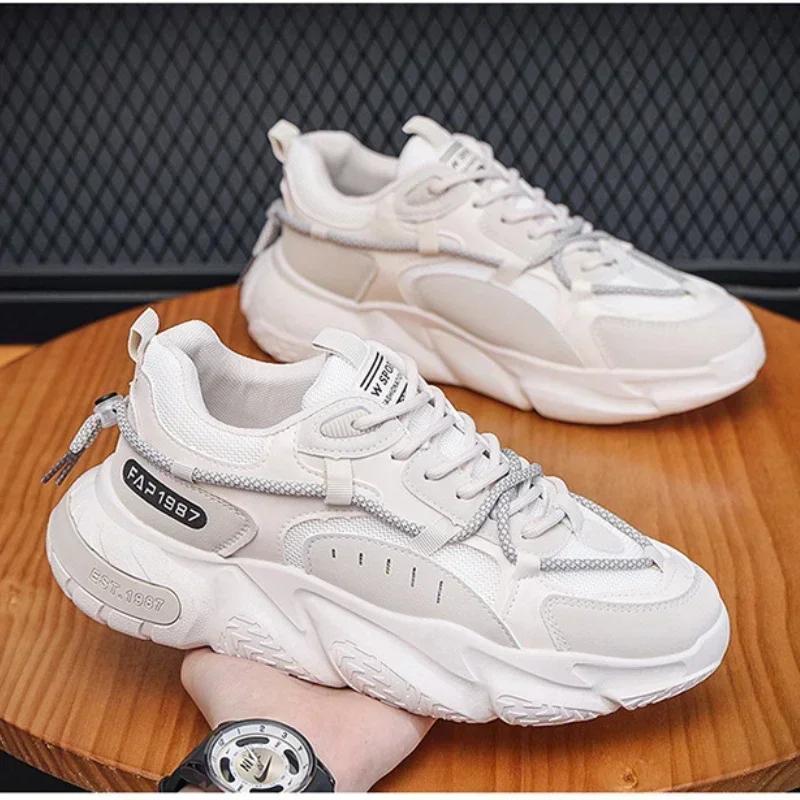 2024 Casual Shoes for Men Branded Men's Sneakers Trendy Breathable Anti-Odor Hard-Wearing Sport Platform Shoes Tenis Masculinos