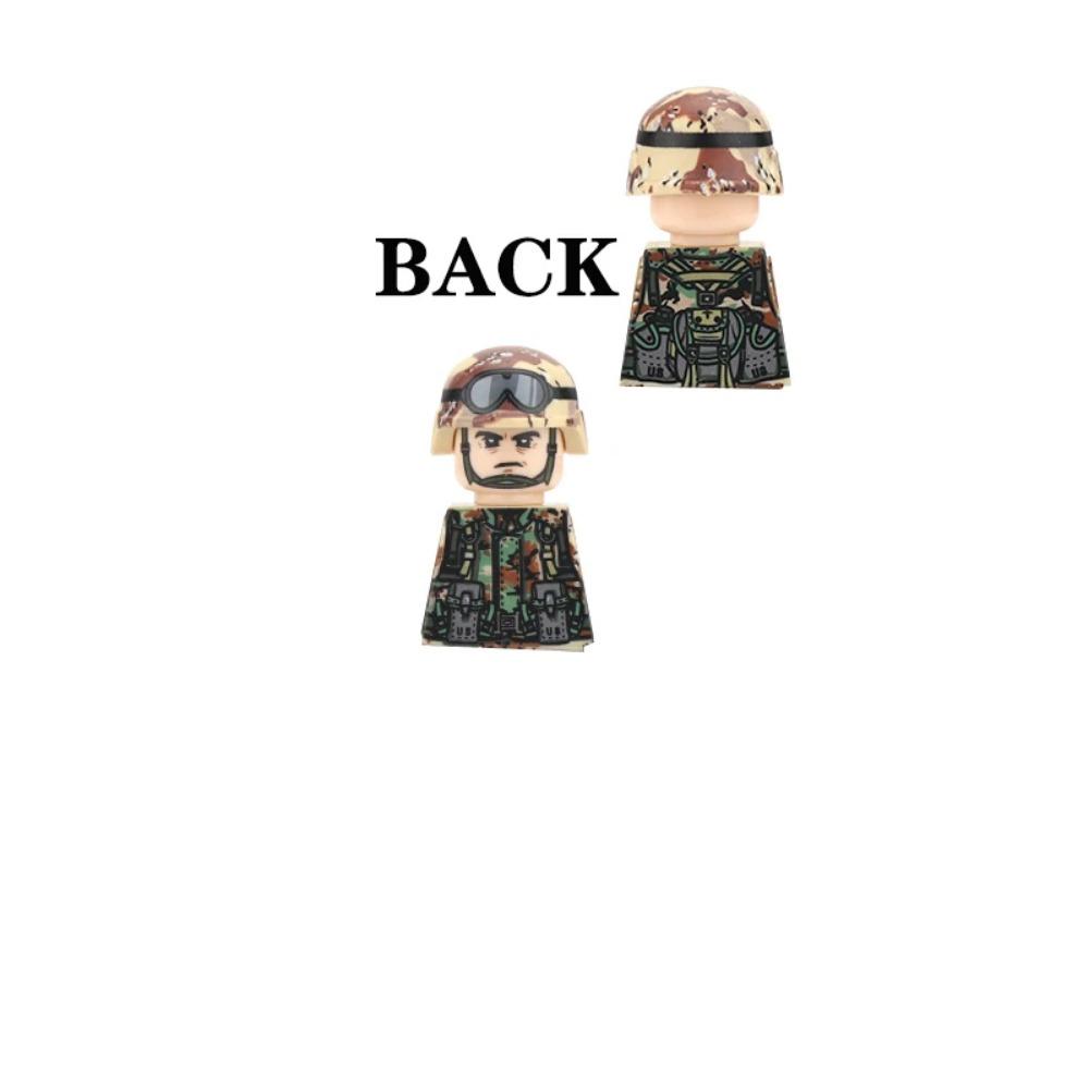 US Airborne 101ST Soldier Figures Building Blocks Officer Army Warrior Infantry Military Accessories Gun Weapon Bricks Toys GR03