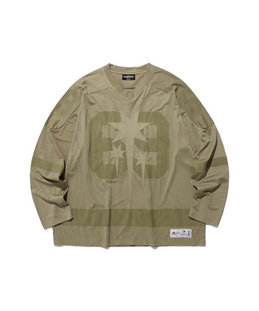 NICEGHOSTCLUB Mesh Football Jersey_Gold(Ng2Esut555A)