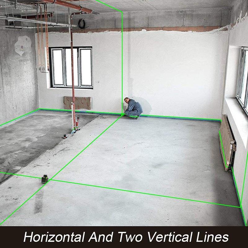 IP54 12 Lines 3D Self Leveling Laser Level Green/Blue Light 360 Degree Rotary New