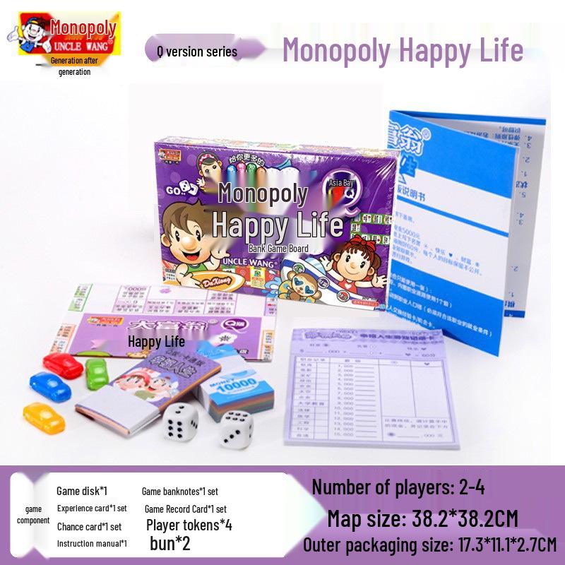 Monopoly Q Version: China & World Tour Edition Board Game