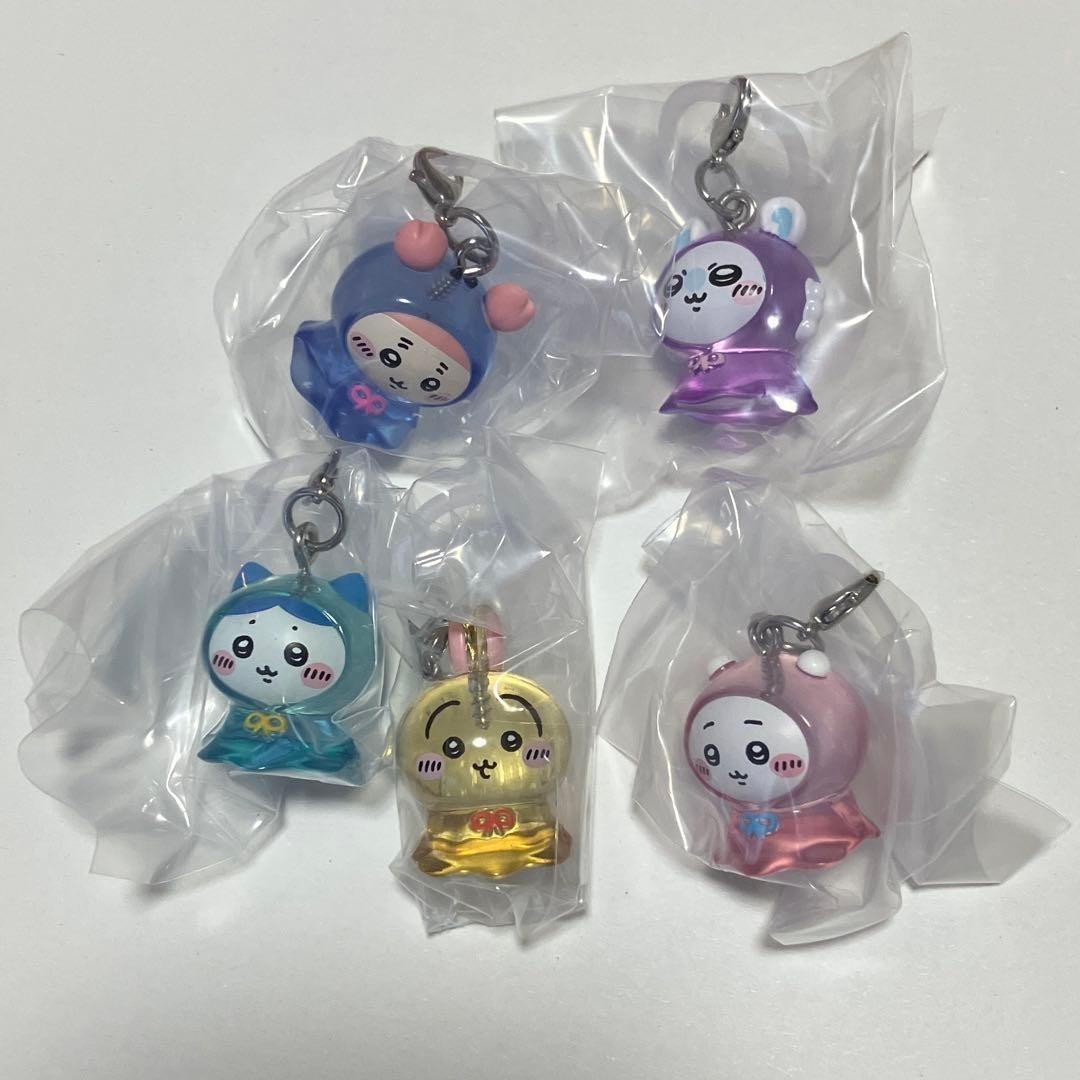 Chiikawa Mejirushi Accessories 3 key chain set 5 Complete Hachiware Usagi