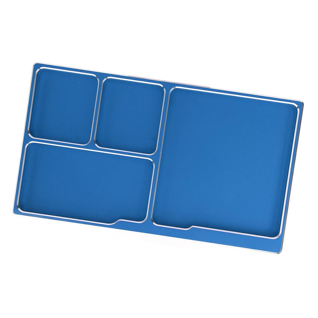 Tavă pentru șuruburi RC Aliaj de aluminiu cu suport magnetic Instrument de reparare RC Disc pentru șuruburi pentru întreținere Exterior