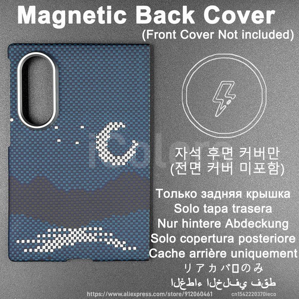 For Samsung Galaxy Z Fold 8 Magnetic Aramid Carbon Fiber Case MagSafe Charging Ultra Slim Light Fold 8 Wide Protective Cover